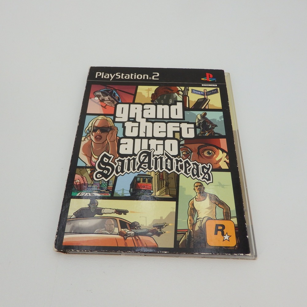 Grand Theft Auto San Andreas Sony PlayStation 2 PS2 Rockstar Games NTSC 2004
